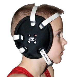 Cliff Keen Youth E58 Signature 4-Strap Stock Wrestling Headgear - Black - 1 of 2
