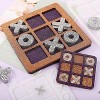 JDICTION 2Pcs Tic Tac Toe Epoxy Resin Molds - Large Silicone Molds for DIY Tabletop Board Game & Travel Game Casting - 3 of 4