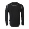Men's 's Crewneck Raw Cut Edge Vintage Tee - ZIMEGO - 3 of 3
