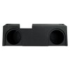 QPower QBGMC19212 Underseat Upfire Dual 2 Hole 12 Inch Ported Subwoofer Box with Bed Liner Spray for 2019-2022 GMC/Chevy Crew Cab and Double Cab - 4 of 4