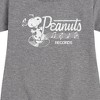 Girls' - Peanuts - Dancing Snoopy Graphic Short Sleeve Fleece Dress - 2 of 4