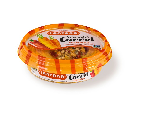 Lantana Zesty Sriracha Carrot Hummus - 10oz