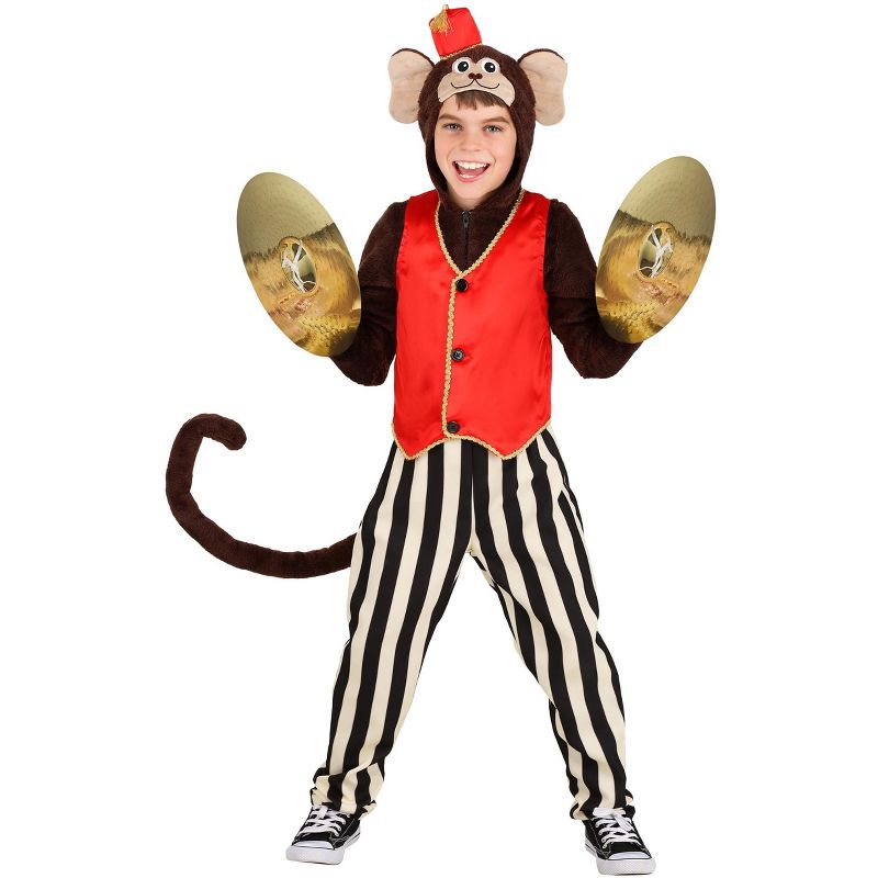 HalloweenCostumes.com Circus Monkey Costume For Kids, 3 of 4