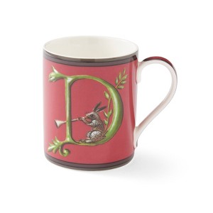 Kit Kemp by Spode 12oz Alphabet Mug, Unique Stylish Monogram, Fine China, Dishwasher Safe, Personalized Initial, Fabulous Mug with Gift Box - 1 of 4