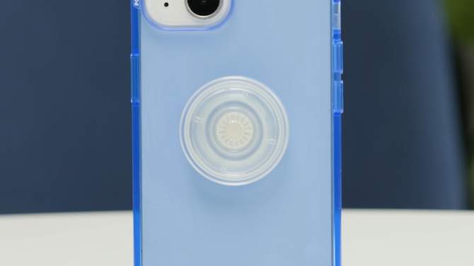 PopSockets PopGrip Cell Phone Grip &#38; Stand - Bon Bon Electric Blue Popper, 2 of 7, play video