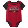 NCAA Louisville Cardinals Infant Boys' 3pk Bodysuit - 4 of 4