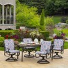 Arden 44"x20" Outdoor High Back Dining Chair Cushion - 4 of 4