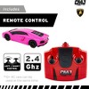 CMJ RC Cars: Lamborghini LP700-4 - Pink - 1:24 Scale, 2.4GHz, LED Headlights - 4 of 4