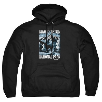 Men's Grand Teton National Park Vintage Pull-Over Hoodie