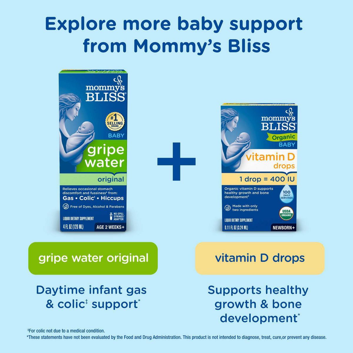 Mommy's Bliss Simethicone Gas Relief Drops - 1 fl oz - thumbnail 6