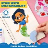 Joyfy 24 Pcs Make a face Stickers for Kids  9"x6" Make Your Own Mermaid Stickers Party Favors Kids Crafts Goodie Bags Stuffers Classroom Activities - 4 of 4