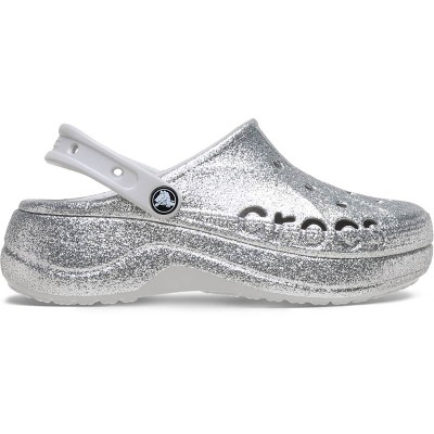 Crocs Women's Baya Platform Glitter Clogs