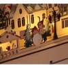 Christmas Wooden Ornaments Gift Led Lighting Christmas Village Mall Window Ornament - 3 of 4