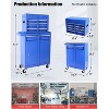 Professional 5-Drawer Tool Chest on Wheels, Rolling Tool Storage Cabinet, Portable Garage Organizer for Mechanics & Home Use - 3 of 4