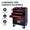 VASIP Rolling Metal Tool Chest with 4 Drawers, Steel Tool Chest Cabinet with Ball Bearing  Drawer Slides for Home,Garage - 2 of 4