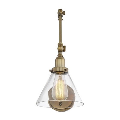 Savoy House Drake 1 - Light Swing Arm Lamp in  Warm Brass