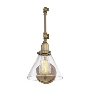 Savoy House Drake 1 - Light Swing Arm Lamp in  Warm Brass - 1 of 1