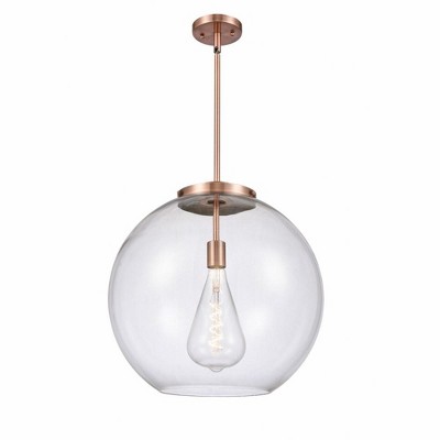 Athens - 1 Light Pendant In Industrial Style-18.38 Inches Tall and 17.75 Inches Wide