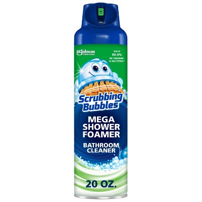 Scrubbing Bubbles Mega Shower Foamer Disinfectant Aerosol - Rainshower - 20oz