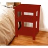HomeRoots 28" Red Solid Wood Nightstand - 2 of 4