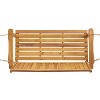 PAGED Swing Chair Outdoor, 2-Seater Hanging Bench With Chains, Patio Furniture Swing For Backyard Garden Poolside - 4 of 4