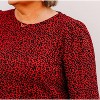 Women's Cheetah Knit Top - Multiples - 3 of 4