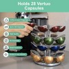 Coffee Pod Carousel ¨C Nickel Chrome Finish, 28 Pod Capsule Holder, Spins 360-Degrees, Lazy Susan Platform, Home or Office Kitchen Counter Organizer - 4 of 4