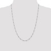 Black Bow Jewelry 1.15mm, Sterling Silver Diamond Cut Fancy Beaded Chain Necklace - 2 of 4