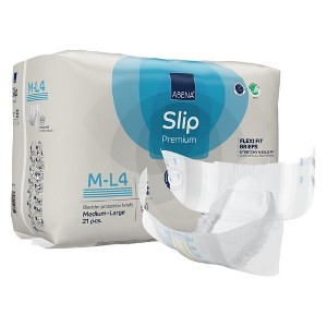 Abena Slip Flexi Fit Adult Incontinence Brief M Heavy Absorbency Breathable, 1000021166, 84 Ct - 1 of 4