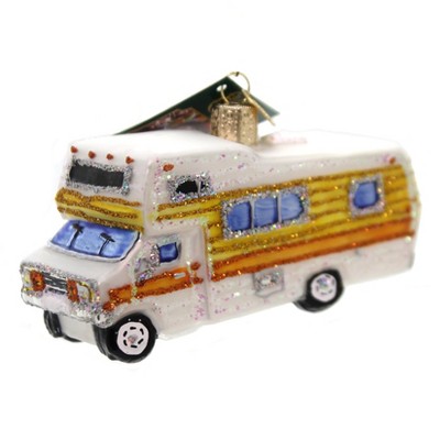 Old World Christmas 2.0" Classic Motorhome Vacation Travel  -  Tree Ornaments