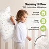 KeaBabies Jumbo Toddler Pillow with Pillowcase, 14X20 Soft Organic Toddler Pillows for Sleeping, Kids Travel Pillow - 3 of 4
