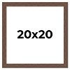 PosterPalooza | 20x20 Wide Barnwood Picture Frame, UV Acrylic, 6 Finishes - Grey, Brown, White, and Black - 2 of 4