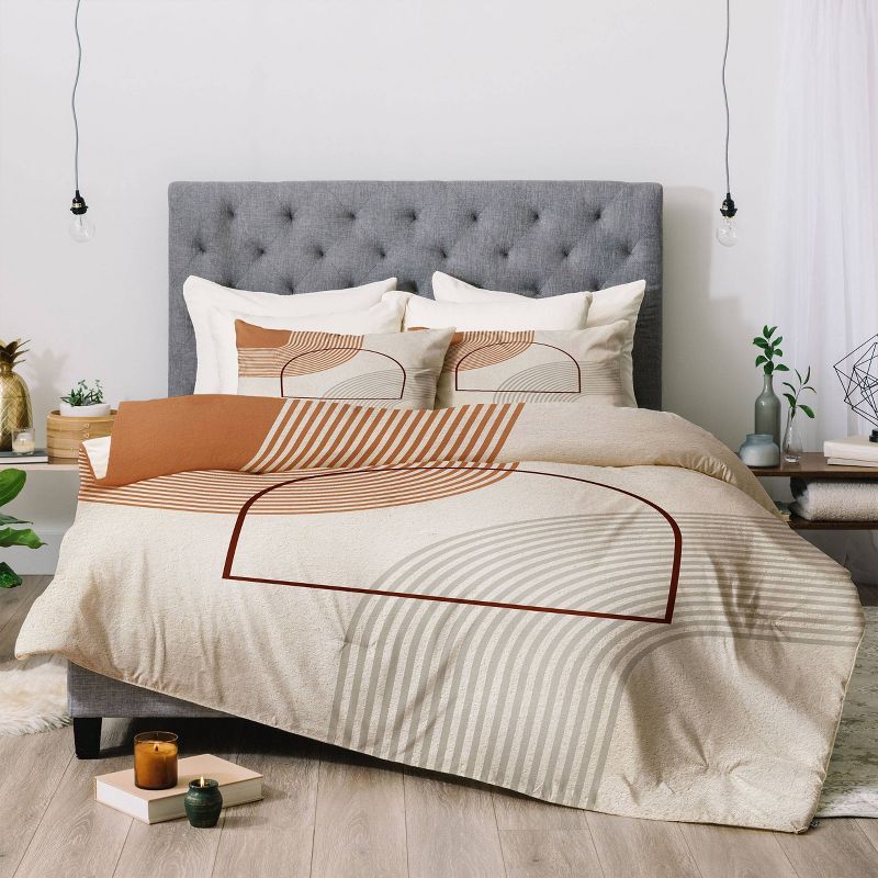 Iveta Abolina Mid Century Line Art Comforter Set - Deny Designs, 3 of 8
