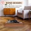 Gulches Cat Scratcher, Cardboard Lounge Bed, Bone Shape Design, Recyclable Corrugated Scratching Pad, Stable Furniture Protector, Reversible, Wood - 4 of 4