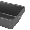 GoodCook 13"x5" XL Nonstick Steel Long Loaf Bread Pan Gray - 2 of 4