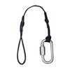 Camera Safety Rope,Universal Adjustable Shoulder Strap Belt Holder Protective Wire Rope,black - 3 of 4