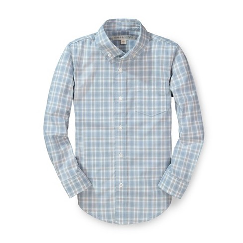 Youth Gingham Blue Button-Down size small selling