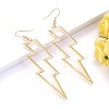 Lightning Bolt Hook Earrings | Punk Rock Statement Jewelry for Women - 4 of 4