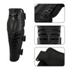 Unique Bargains Motorcycle Knee Elbow Pads Motorcycle Knee Guards with Adjustable Strap for Adults Black 2 Pcs - 3 of 4
