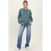 Pinkblush Navy Blue Lightly Distressed Maternity Straight Leg Jeans - 3 of 4