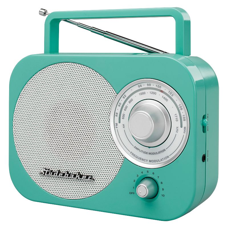 Studebaker Portable AM/FM Radio (SB2000), 1 of 4