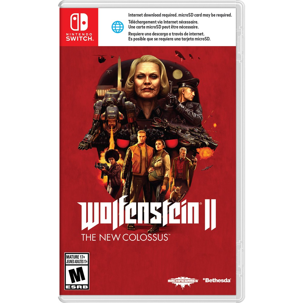 Nintendo Switch Video Games Wolfenstein Ii The New Colossus Fandom Shop - roblox wolfenstein shirt