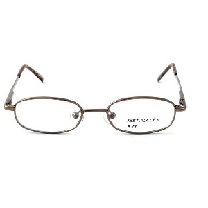 Calabria Kids Fit MetalFlex Designer Reading Glasses FF in Brown Havana Tortoise - 1 of 3