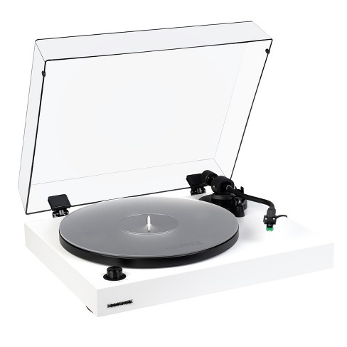 Fluance High Fidelity Vinyl Turntable Record Player, Audio Technica VM95E, Anti-Resonant Platter, Acrylic Mat, Preamp