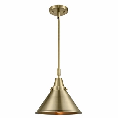 Briarcliff - 1 Light Stem Hung Mini Pendant In Traditional Style-11.13 Inches Tall and 10 Inches Wide