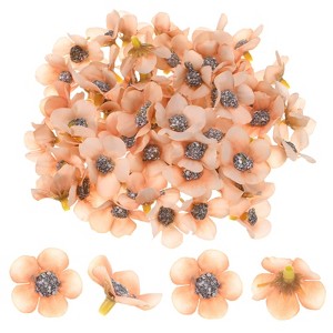 Unique Bargains Silk Decor DIY Wedding Mini Bulk Artificial Daisy Flowers Heads - 1 of 4