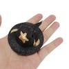 Unique Bargains Halloween Star with Hat Design Duckbill Clip Black Gold Tone 1 Pc - 4 of 4