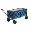 Beach Wagon,Collapsible Wagon 220lbs Heavy Duty 300L Folding Utility Garden Cart with Big All-Terrain Beach Wheels - 3 of 4