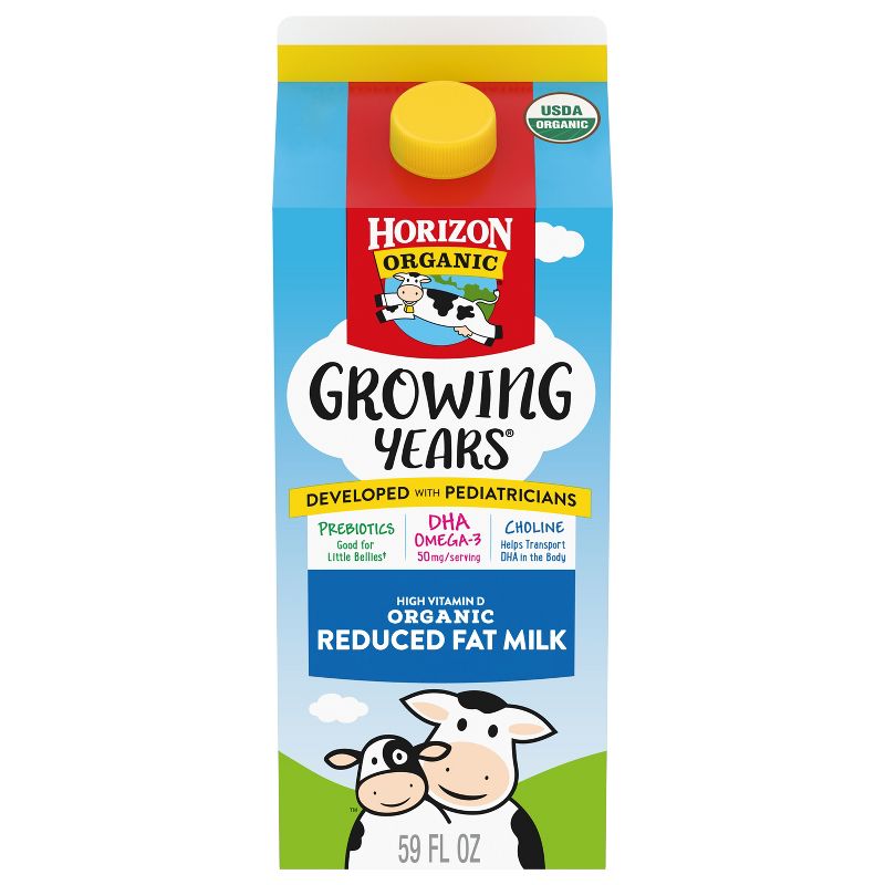 Horizon Organic Growing Years 2% Milk with DHA Omega-3 - 0.5gal, 1 of 11