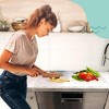 Acrylic Cutting Boards for Kitchen Counter 18 x 16in Clear Cutting Board with Lip Multi-Functional Transparent Chopping Board - 2 of 4
